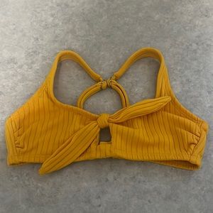 NWOT * Xhilaration Yellow Swim Top Size XS